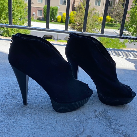 Carlos Santana Bootie Open-toe Heels (Size 9.5) - Picture 1 of 4